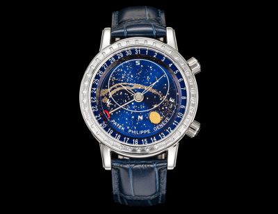 PATEK PHILIPPE Best Edition with 240 LU CL C Movement Bright Dark Blue Drill Ring 44mm Watch